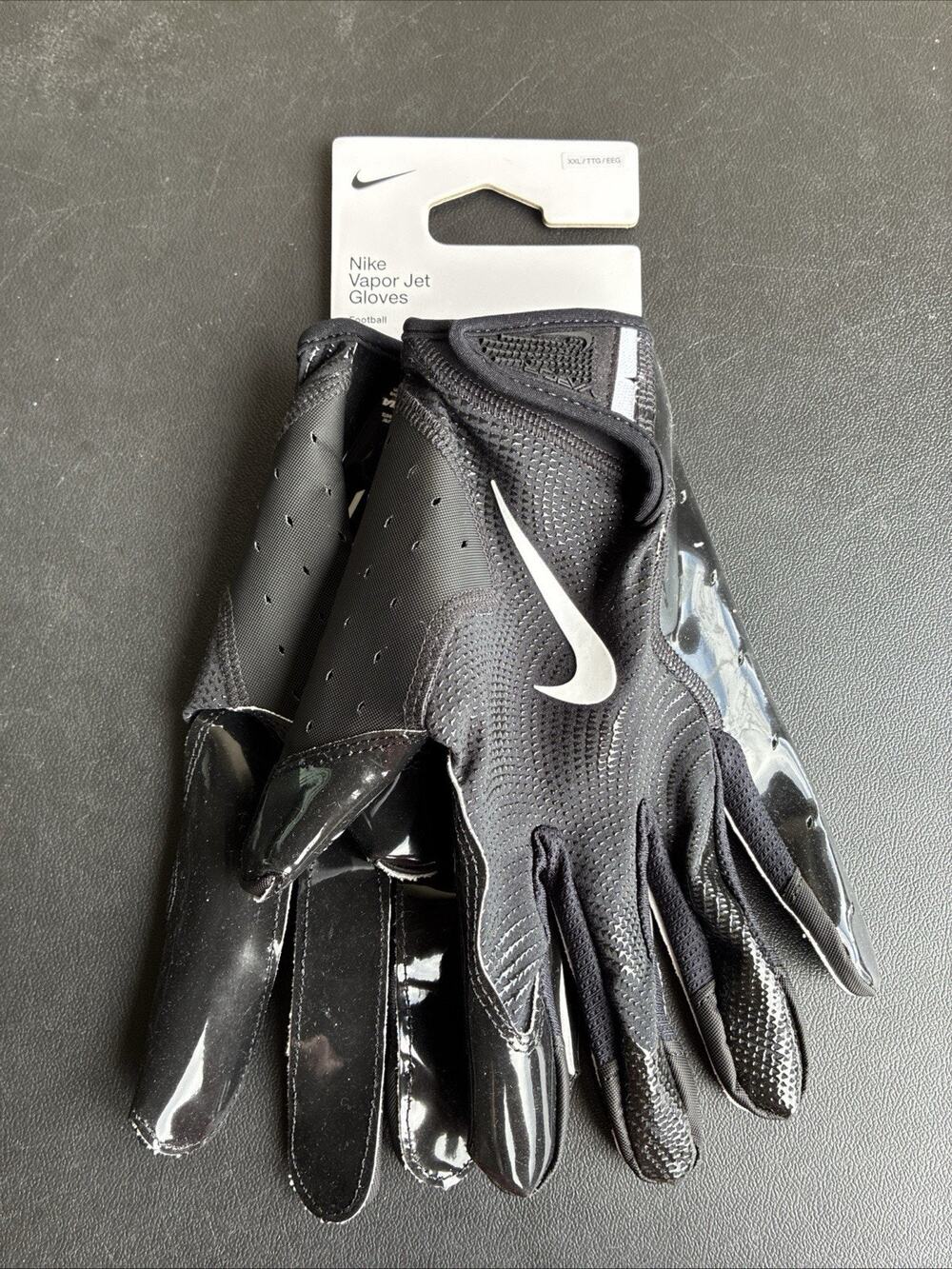 NIKE VAPOR JET 8.0 ADULT RECEIVER FOOTBALL GLOVES, N.101.0835, NWT 2xl